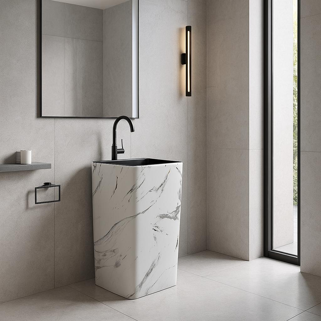 Guía completa de lavatorios de baño: tipos, materiales y diseños